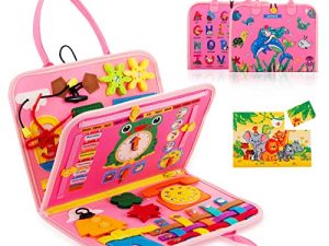 MORNOR Busy Board for Toddlers 1 2 3 4 Year Old