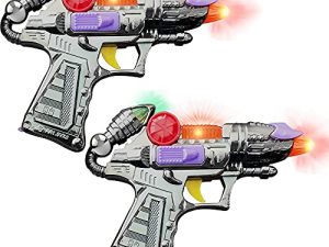 ArtCreativity Ranger Hand-Gun Toy Set with Flashing Lights & Sounds