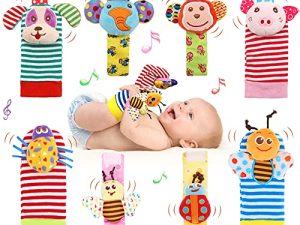 Wrist Rattles Foot Finder Rattle Sock Baby Toy