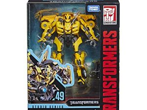 Transformers Toys Studio Series 49 Deluxe Class Movie 1 Bumblebee Action Figure - Kids Ages 8 & Up