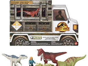Jurassic World Dominion Carnotaurus Clash Multipack with 5 Mini Figures