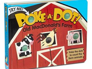 Melissa & Doug Children's Book - Poke-a-Dot: Old MacDonald’s Farm (Board Book with Buttons to Pop) - Farmyard Pop It Book