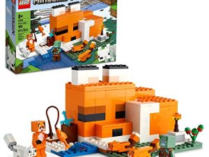 LEGO Minecraft The Fox Lodge 21178 Building Toy Set for Kids