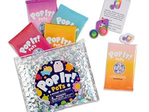 Official POP IT! Pets - Mystery Bag | 5 Pets in Each Bag | Mini Pop It! Collectables | Cute Fidget and Sensory Toy | Over 100 Companions to Collect and Trade with Your Friends