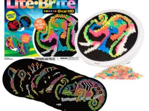 Lite Brite Oval High Definition - Light Up Toy – 650 Mini Pegs