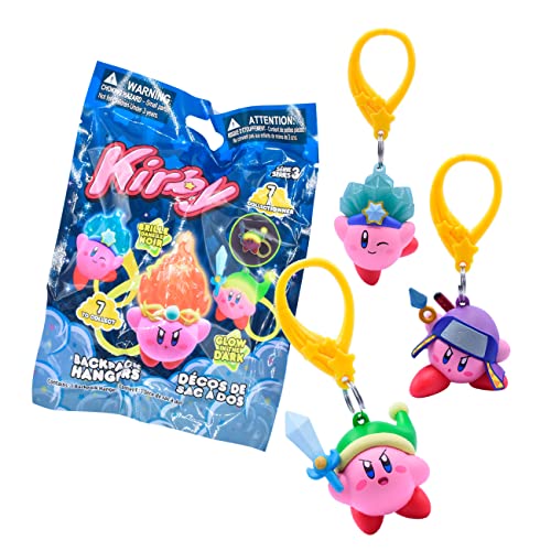 Kirby - Glow in The Dark Backpack Hangers - Series 3 Kirby - Glow in The Dark Backpack Hangers - Series 3