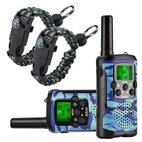 Walkie Talkies for Kids 22 Channel 2 Way Radio 3 Miles Long Range Handheld Walkie Talkies Durable Toy Best Birthday Gifts for 6 Year Old Boys and Girls fit Adventure Game Camping (Blue Camo 1) Walkie Talkies for Kids 22 Channel 2 Way Radio 3 Miles Long Range Handheld Walkie Talkies Durable Toy Best Birthday Gifts for 6 Year Old Boys and Girls fit Adventure Game Camping (Blue Camo 1)