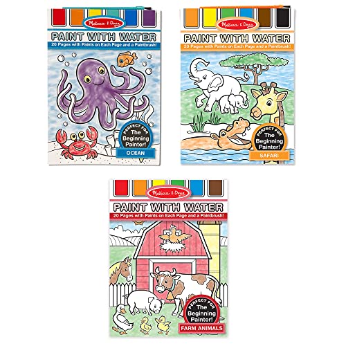 Melissa & Doug Paint With Water Activity Books Set: Farm Melissa & Doug Paint With Water Activity Books Set: Farm