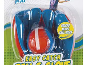 Get Outside Go! Easy Catch Ball & Glove Set Super Sport Outdoor Active Play Baseball by Toysmith (Packaging May Vary)