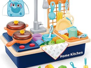 Amagoing Kitchen Play Sink Toys