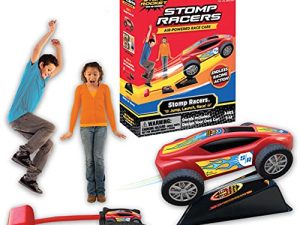 Stomp Rocket Original Stomp Racers Car Launcher for Kids - 1 Race Car and 1 Launch Pad - Perfect Toy and Gift for Boys or Girls Age 5+ Years Old - Indoor and Outdoor Fun
