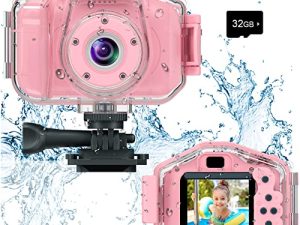 Agoigo Kids Waterproof Camera Toys for 3-12 Year Old Boys Girls Christmas Birthday Gifts Children's HD Video Digital Action Cameras Child Indoor Outdoor Toddler Camera