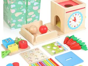 Kizfarm Wooden Montessori Baby Toys