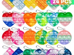 24 PCS Pop Fidget Toys Its Party Favors Toddler Toys