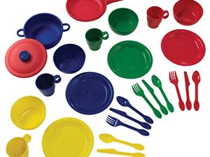 KidKraft 27-Piece Primary Colored Cookware Set