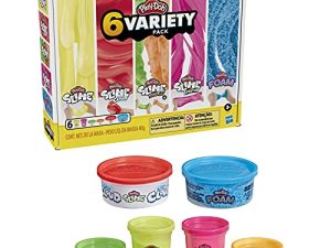 Play-Doh Slime Compound Variety 6-Pack with Play-Doh: Foam