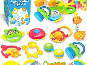 12 Pcs Baby Toy Set for 0-3-6-9-12 Months
