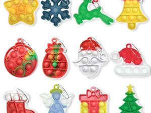 Christmas Mini Push Pop Bubble Fidget Toy