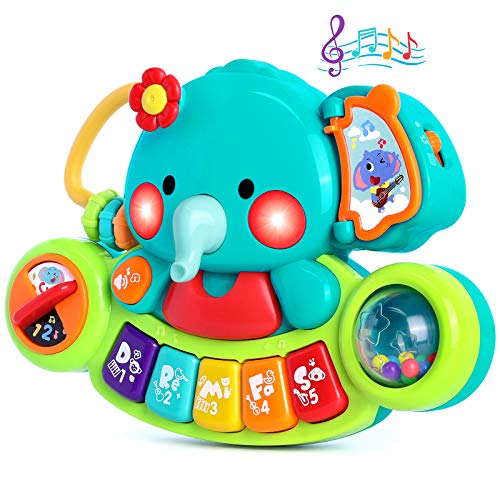 Baby Piano Toy 6 to 12 Months Elephant Light Up Music Baby Toys for 6 9 12 18 Months Early Learning Educational Piano Keyboard Infant Toys Baby Girl Piano Toy Gift Toy for 1 Year Old Boys Girls Baby Piano Toy 6 to 12 Months Elephant Light Up Music Baby Toys for 6 9 12 18 Months Early Learning Educational Piano Keyboard Infant Toys Baby Girl Piano Toy Gift Toy for 1 Year Old Boys Girls