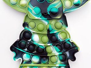 Boxgear Yo-da Fidget Toy Pop Pop– Pop Fidget Toy for Kids and Adults – Stress Relief Fidget – Anti Stress Squeeze Toy - Animal Silicone Fidget Blocks – Lightweight and Durable