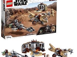 LEGO Star Wars: The Mandalorian Trouble on Tatooine 75299 Awesome Toy Building Kit for Kids Featuring The Child