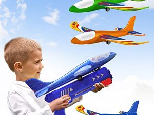 Wesfuner 3 Pack Airplane Launcher Toys