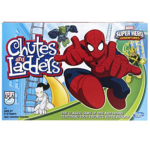Hasbro Gaming Marvel Spider-Man Web Warriors Chutes & Ladders Game (Amazon Exclusive) Hasbro Gaming Marvel Spider-Man Web Warriors Chutes & Ladders Game (Amazon Exclusive)
