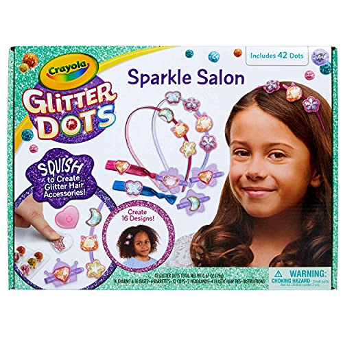 Crayola Glitter Dots Salon Hair Clips Craft Crayola Glitter Dots Salon Hair Clips Craft