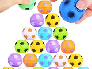 32 PCS Mini Fidget Spinners Soccer Ball Toys for Kids
