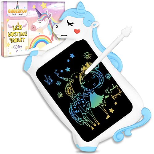 Unicorn Toy Gifts for Girls Boys - CHEERFUN LCD Writing Tablet for Kids|Toddler Travel Road Trip Essential Toy Gift for 3+4 5 6 7 8 Year Old | Reusable Doodle Draw Board | Learning Birthday Girl Gift Unicorn Toy Gifts for Girls Boys - CHEERFUN LCD Writing Tablet for Kids|Toddler Travel Road Trip Essential Toy Gift for 3+4 5 6 7 8 Year Old | Reusable Doodle Draw Board | Learning Birthday Girl Gift