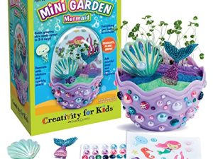 Creativity for Kids Mini Garden: Mermaid Terrarium - Mermaid Gifts for Girls and Boys