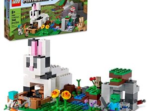 LEGO Minecraft The Rabbit Ranch 21181 Building Toy Set for Kids
