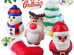 Christmas Squishy Toys Includes Santa