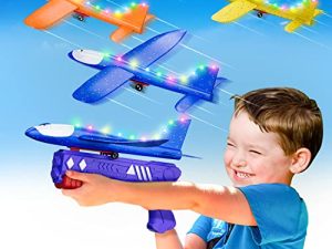 3 Pack Airplane Toy with Launcher