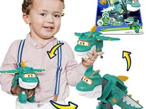 Super Wings - 5" Transforming Tino Dinosaur Airplane Robot Toys Action Figure