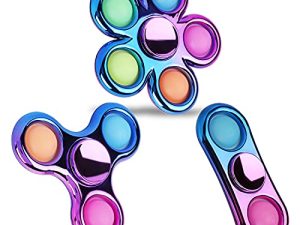 FIGROL Pop Simple Fidget Spinner 3 Pack