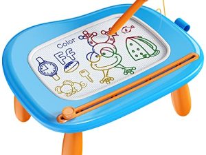 bravokids Magnetic Drawing Board for Kids with Sturdy Legs