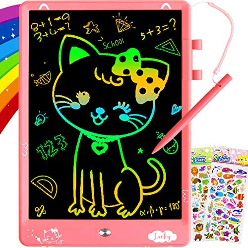 ZMLM LCD Drawing Tablet for Girls - 10 Inch Colorful Doodle Writing Pad Reusable Learning Educational Scribbler Toy for Children Boy 3 4 5 6 7 8 9 Year Old Best Gift Birthday Christmas Party Game ZMLM LCD Drawing Tablet for Girls - 10 Inch Colorful Doodle Writing Pad Reusable Learning Educational Scribbler Toy for Children Boy 3 4 5 6 7 8 9 Year Old Best Gift Birthday Christmas Party Game