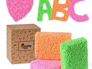 Nutty Toys Sensory Play Foam for Kids - Mess Free