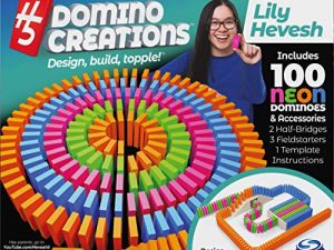H5 Domino Creations 100-Piece Neon Set by Lily Hevesh