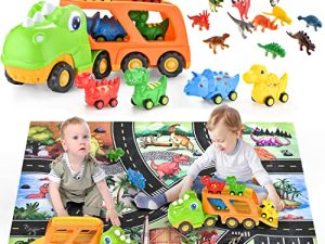 BELLOCHIDDO Toddler Car-Dinosaur Toys for Kids 2 3 4 5 Year Old